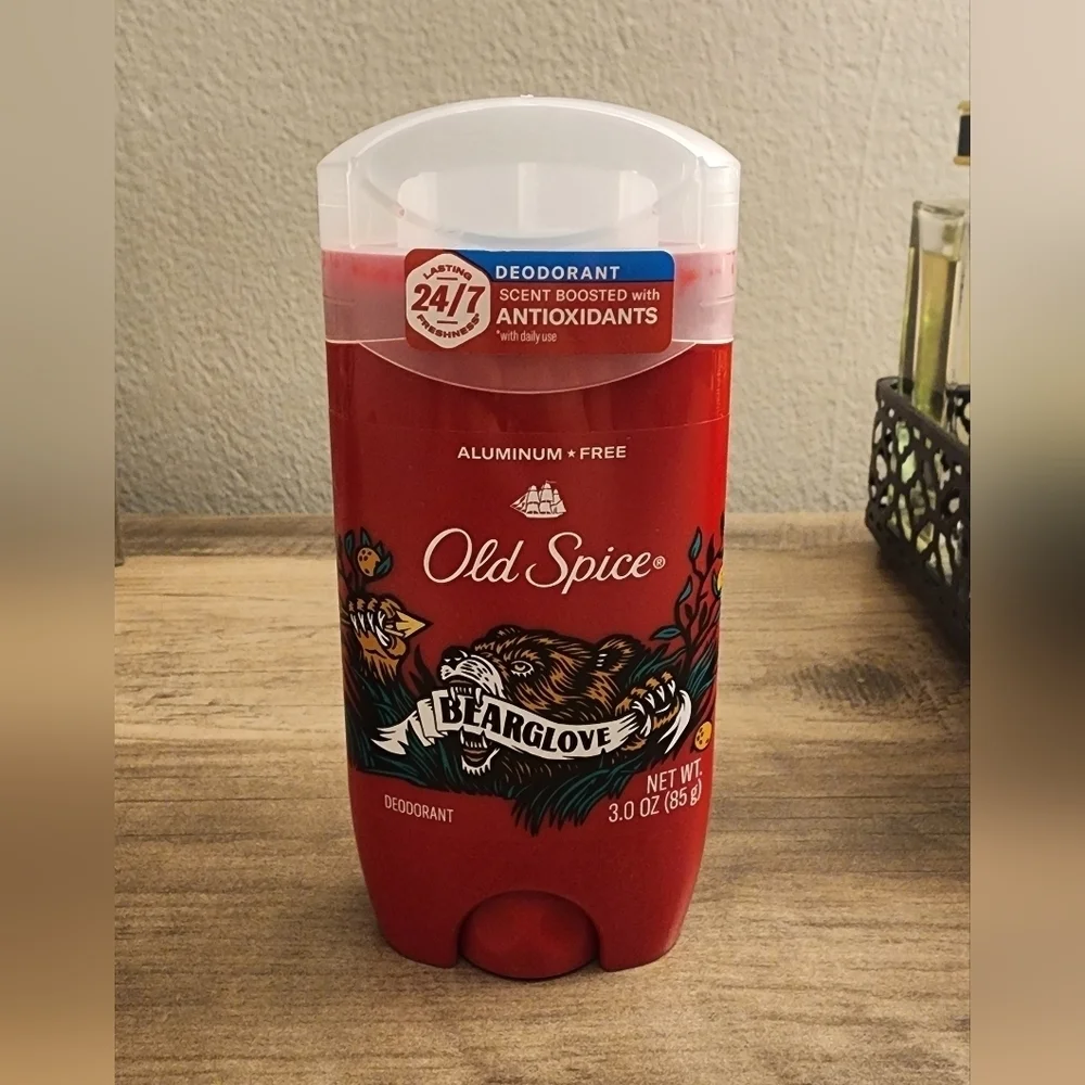 Old Spice Bearglove Mena Deodorant Wild Collection New